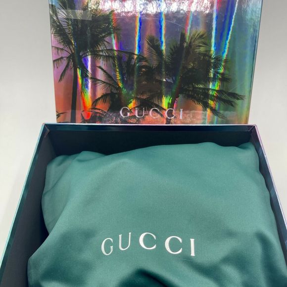 Gucci Ophidia Supreme GG Canvas Floral Round Backpack with Red Trim w/Box 5 - Picture 11 of 11